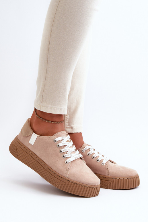 Zapatos de ocio VISCOELÁSICO SISTEMA BIG STAR NN276002 beige