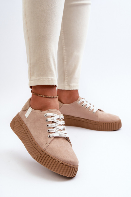 Zapatos de ocio VISCOELÁSICO SISTEMA BIG STAR NN276002 beige