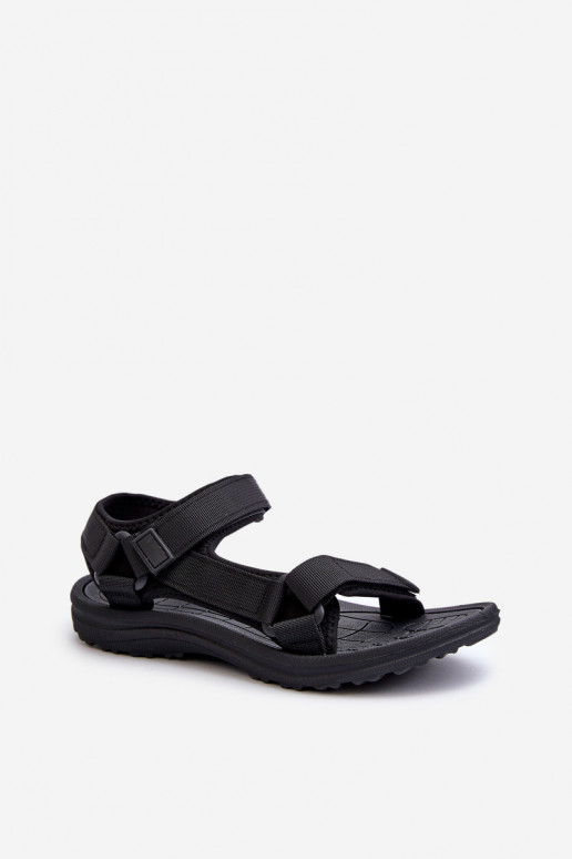 Sandalias de mujer estilo deportivo en color negro Lumeria