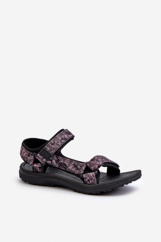 Sandalias mujer estilo sport Negro y rosa Lumeria Sandalias mujer estilo sport Negro y rosa Lumeria