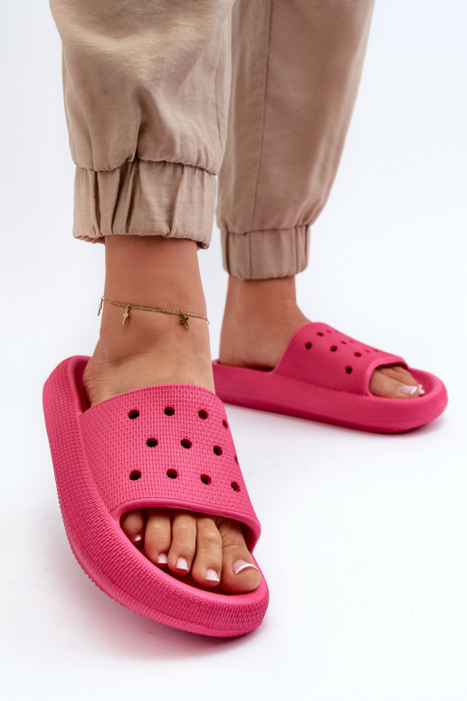 Zapatillas ligeras con suela maciza en color rosa Beula