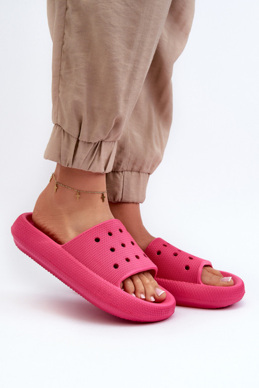 Zapatillas ligeras con suela maciza en color rosa Beula