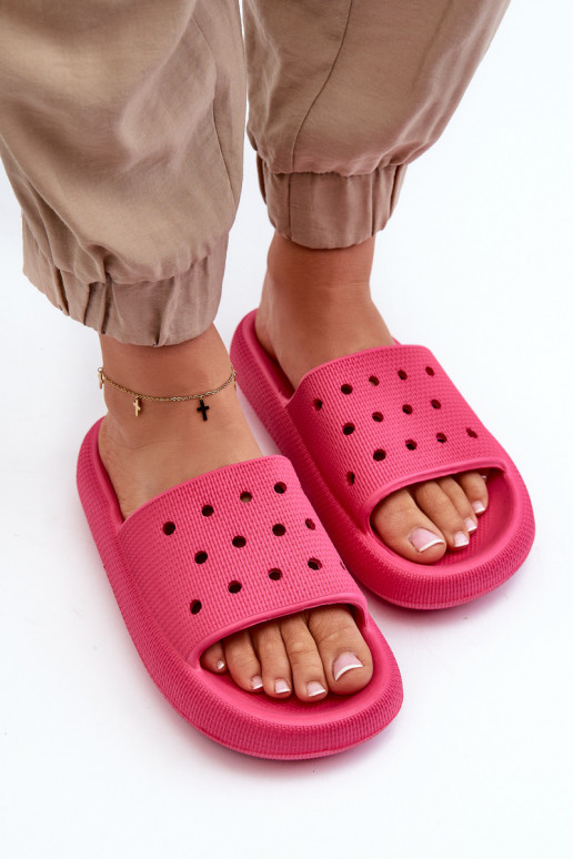 Zapatillas ligeras con suela maciza en color rosa Beula
