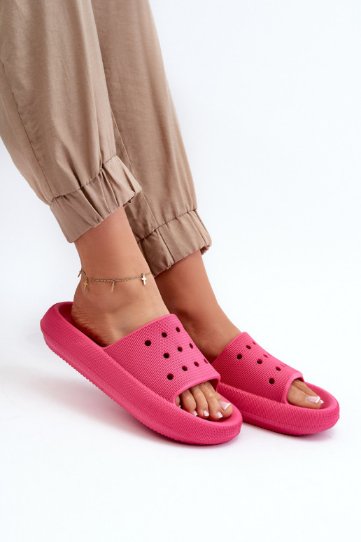 Zapatillas ligeras con suela maciza en color rosa Beula