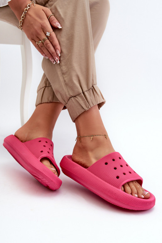 Zapatillas ligeras con suela maciza en color rosa Beula
