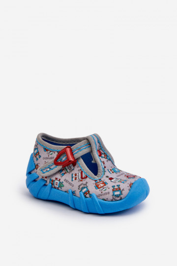 Zapatillas cómodas Infantil BEFADO 110N483 azul-gris
