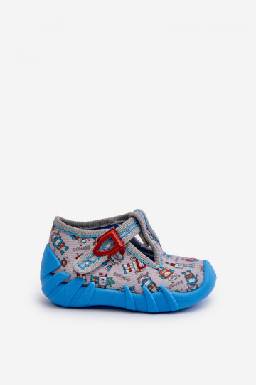 Zapatillas cómodas Infantil BEFADO 110N483 azul-gris 2