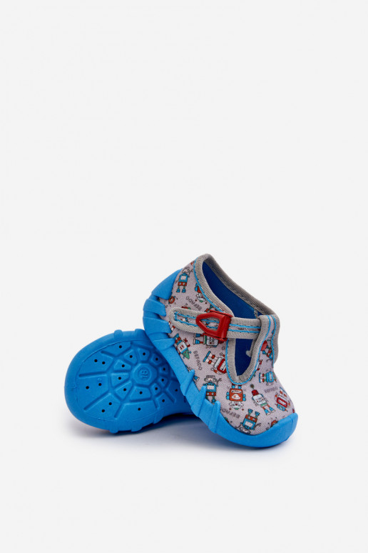 Zapatillas cómodas Infantil BEFADO 110N483 azul-gris Zapatillas cómodas Infantil BEFADO 110N483 azul-gris