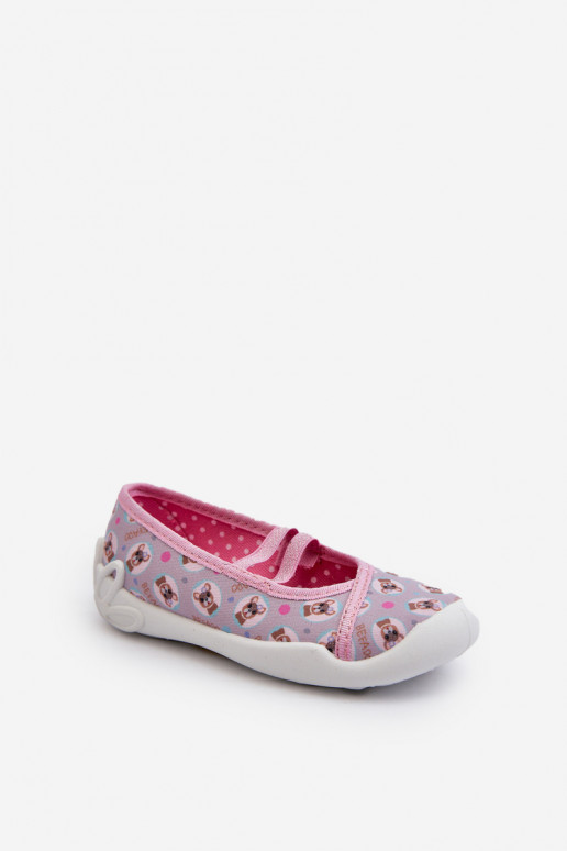 Pantuflas Bailarinas Cachorros Befado 116Y325 color rosa