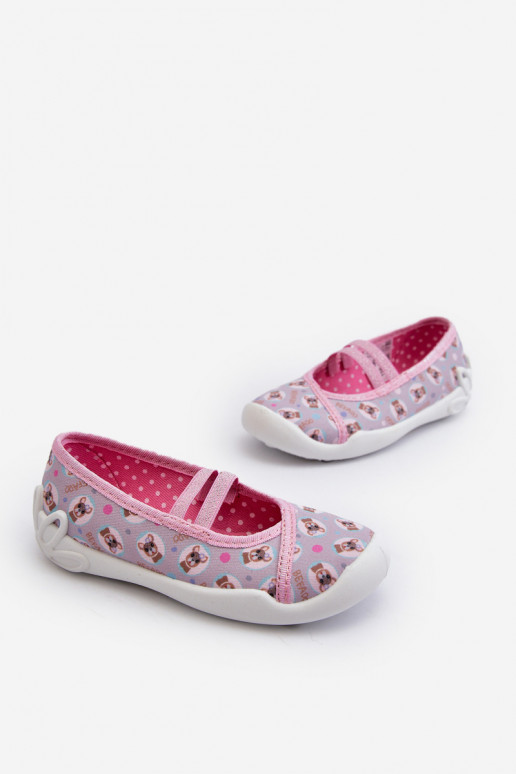 Pantuflas Bailarinas Cachorros Befado 116Y325 color rosa