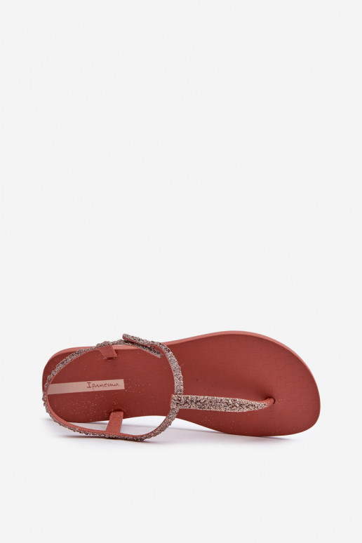 chanclas con purpurina 26914 Ipanema Class Brilha Fem color coral