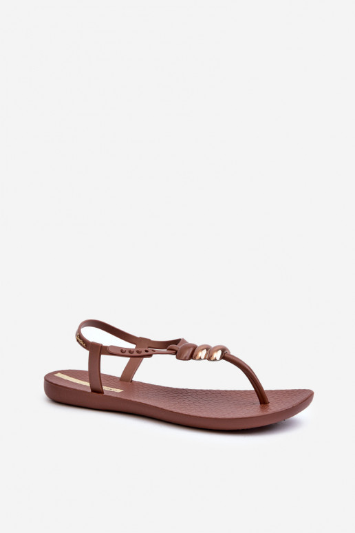 Sandalias planas 83507 Ipanema Class Blown Up Sandal Fem color marrón