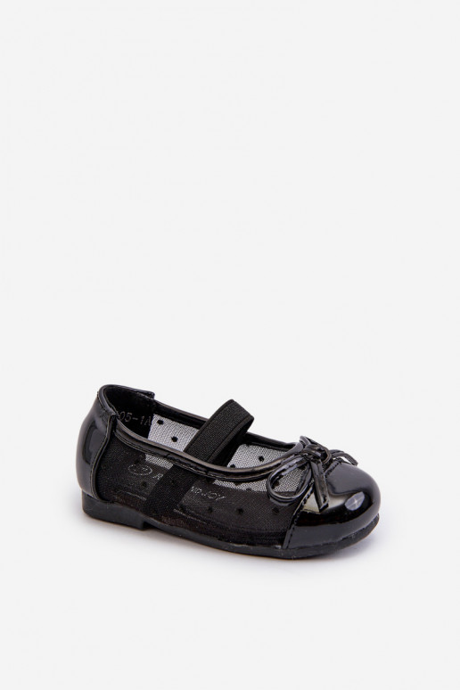 bailarinas infantiles con cintas color negro Jellema