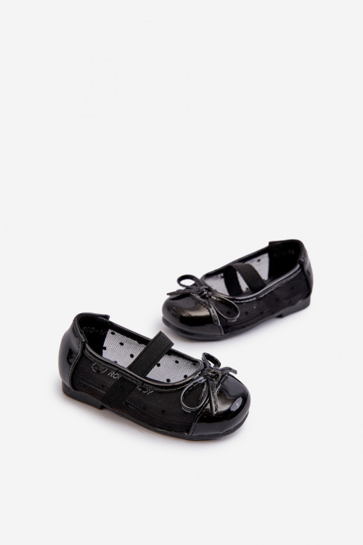 bailarinas infantiles con cintas color negro Jellema