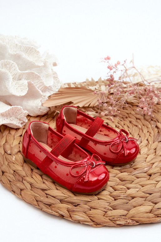 bailarinas infantiles con cintas color rojo Jellema