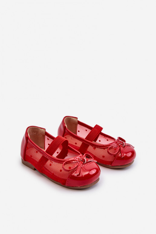 bailarinas infantiles con cintas color rojo Jellema