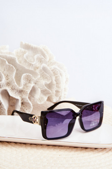 Kvadratas Gafas de sol Mujer UV400 negro