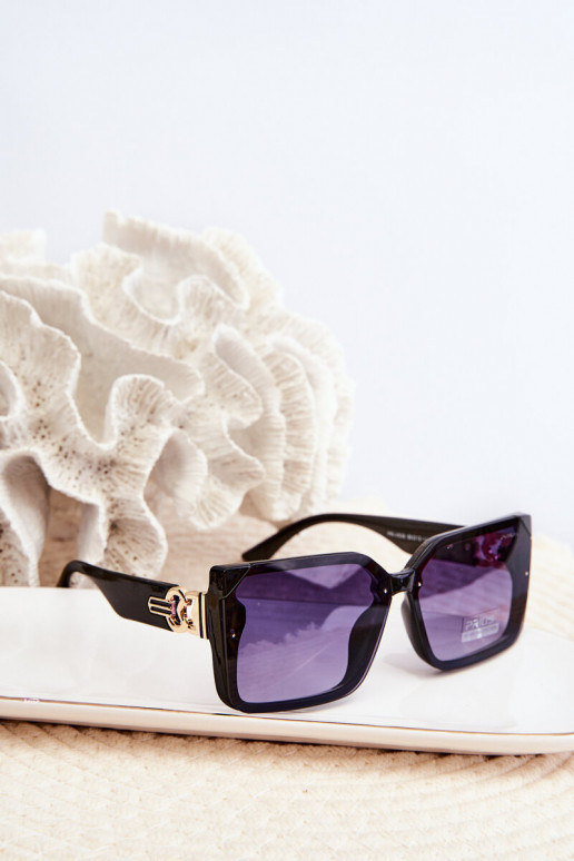Kvadratas Gafas de sol Mujer UV400 negro