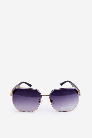 Gafas de Sol Mujer UV400 Negro y dorado 2