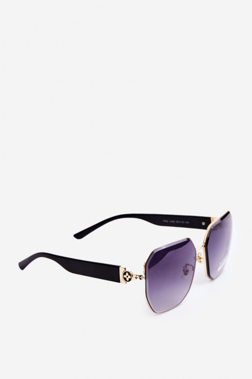 Gafas de Sol Mujer UV400 Negro y dorado