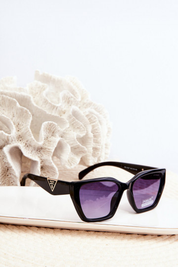 Gafas de Sol Mujer modelo Clásico Ze en color dorado Detalles UV400 color negro