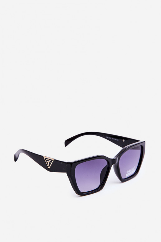 Gafas de Sol Mujer modelo Clásico Ze en color dorado Detalles UV400 color negro