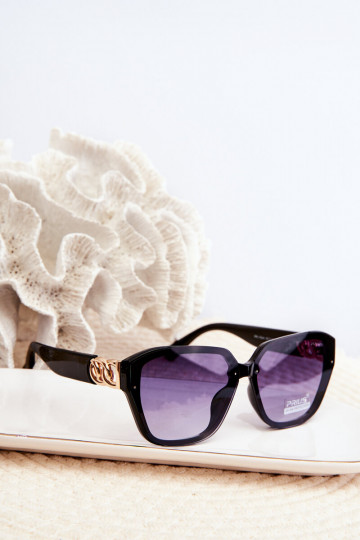 Gafas de sol de mujer Ze color oro Detalem UV400 color negro