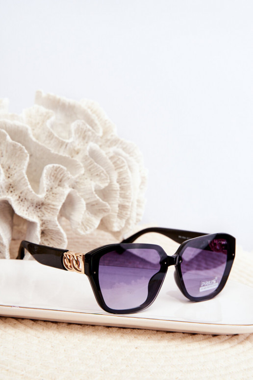 Gafas de sol de mujer Ze color oro Detalem UV400 color negro