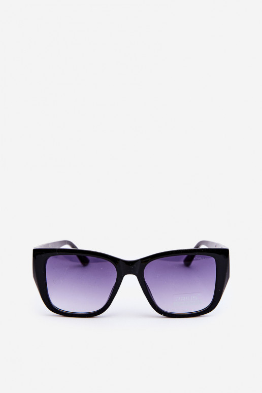 Gafas de sol mujer Con detalles fantasía UV400 negro