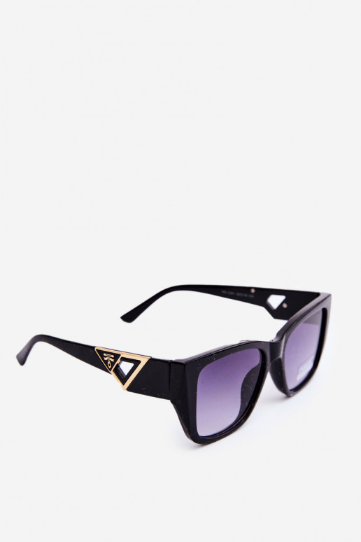 Gafas de sol mujer Con detalles fantasía UV400 negro