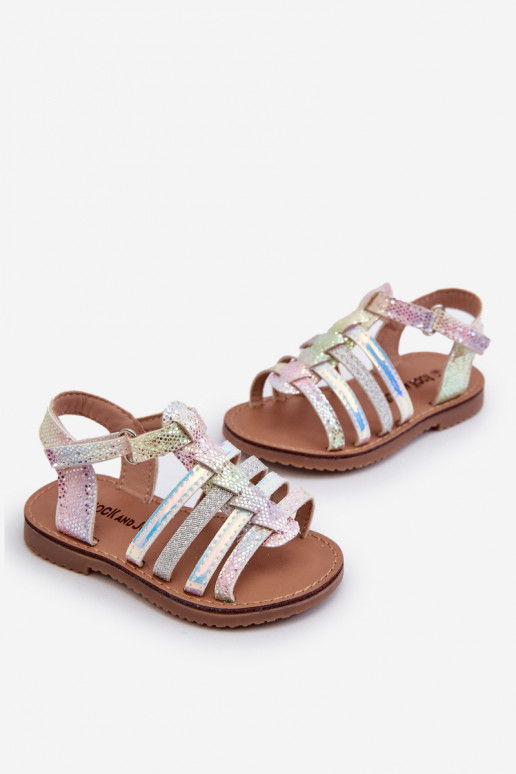 sandalias Gladiator Infantil con cierres adhesivos en varios colores Radovia