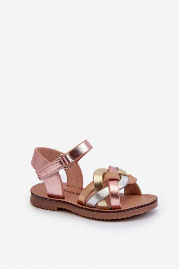 sandalias Infantiles con cierres adhesivos Z Przeplatającymi Się Paseczkami varios colores Dianttha 2