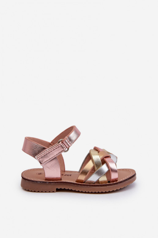 sandalias Infantiles con cierres adhesivos Z Przeplatającymi Się Paseczkami varios colores Dianttha