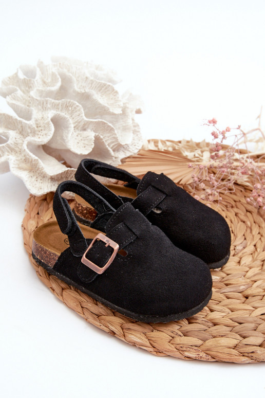 Zapatillas Infantiles con plataforma en color negro Vulagia