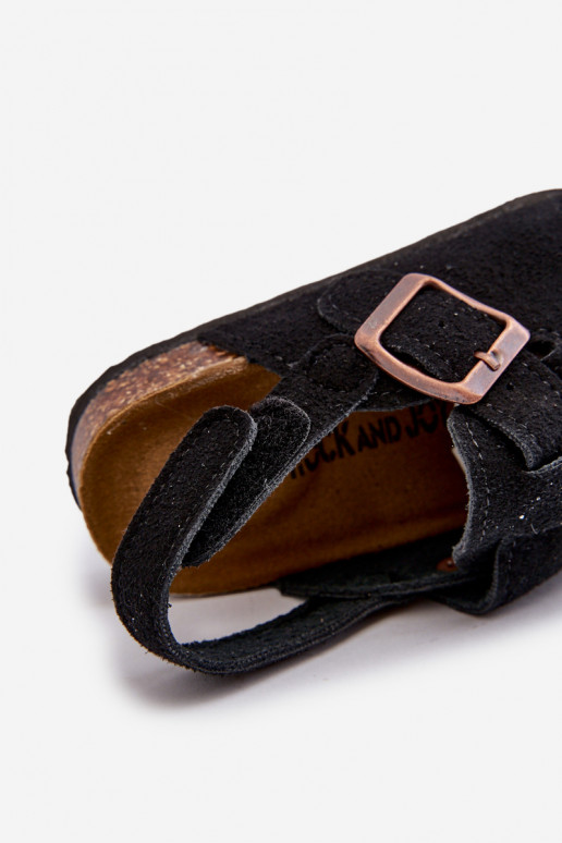 Zapatillas Infantiles con plataforma en color negro Vulagia
