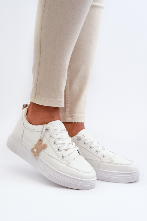 calzado casual calzado deportivo con plataforma con adornos color blanco Vinceza 13613