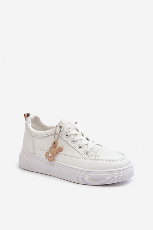 calzado casual calzado deportivo con plataforma con adornos color blanco Vinceza 13613