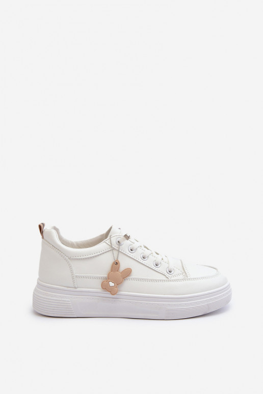calzado casual calzado deportivo con plataforma con adornos color blanco Vinceza 13613
