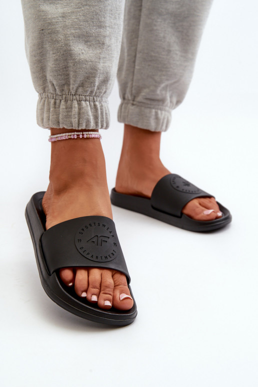 Pantuflas de mujer 4FMM00FFLIF045-20S negro