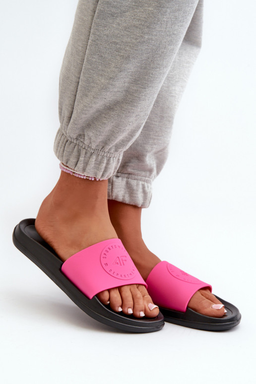 Pantuflas de Mujer 4FMM00FFLIF045-55S rosa-negro