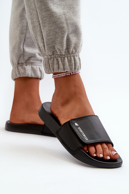 Pantuflas de mujer 4FMM00FFLIF031A-20S negro