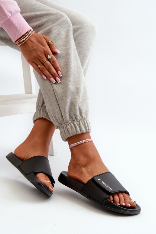 Pantuflas de mujer 4FMM00FFLIF031A-20S negro