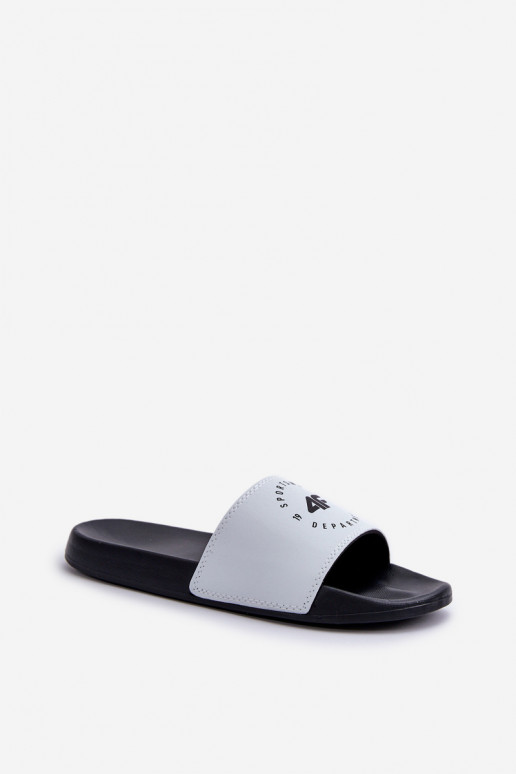Pantuflas de Mujer 4FMM00FFLIF044A-10S Blanco-negro
