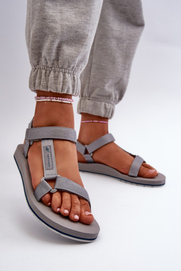 Sandalias de mujer estilo sport 4FRSS24FSANF054-20S color gris 2