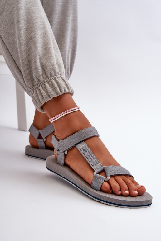 Sandalias de mujer estilo sport 4FRSS24FSANF054-20S color gris