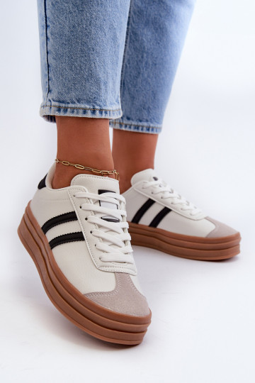 Deportivas modelo Zapatos de Mujer con plataforma en color blanco Egelia