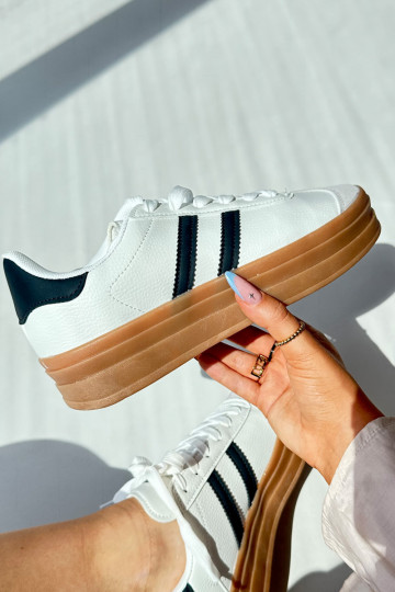 Deportivas modelo Zapatos de Mujer con plataforma en color blanco Egelia 2