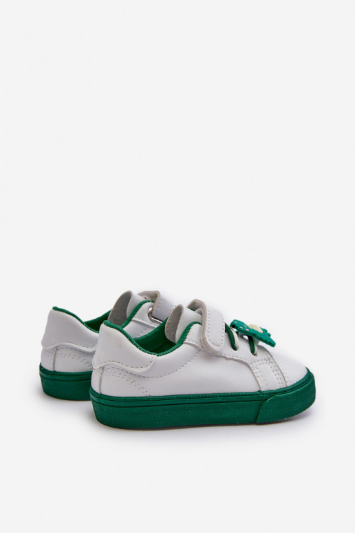 Zapatillas deportivas para niños calzado informal Z Przypinku Color blanco-verde Pennyn