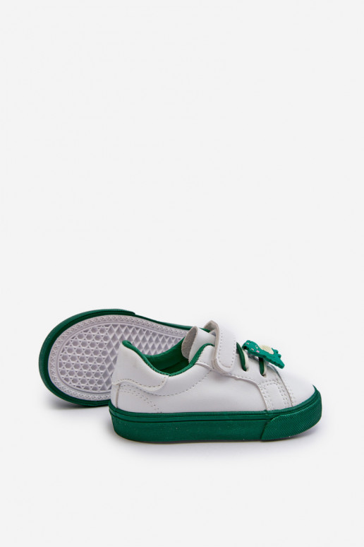 Zapatillas deportivas para niños calzado informal Z Przypinku Color blanco-verde Pennyn
