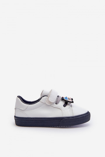 Zapatillas deportivas para niños Z Przypinku Color blanco-azul oscuro Pennyn 2